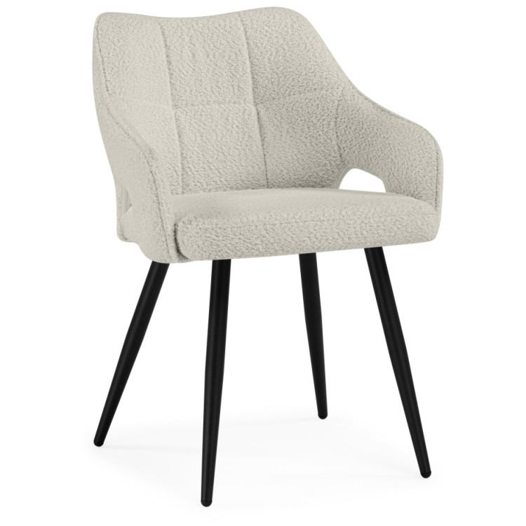 Стулья на металлокаркасе Hera beige / black
