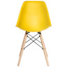 Стулья Набор 4 шт Стул обеденный DOBRIN DSW, ножки светлый бук, цвет жёлтый (Y-01)