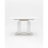 Ламинированные столы Стол обеденный Сиэтл раскладной 140-180*90 глянцевый белый