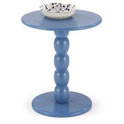 Стол журнальный Halmar CIRILLA (голубой) деревянный журнальный столик