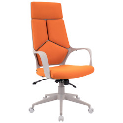 Кресло руководителя Everprof Trio Grey TM Ткань Оранжевый