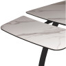 LORENZO-160 стол обеденный с раздвижной керамической столешницей, max длина 230 см