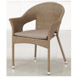 Плетеное кресло Y79B-W56 Light Brown