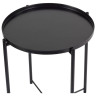 Столы Кофейный столик Moon 45x51см, чёрный