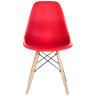 Стулья Набор 4 шт Стул обеденный DOBRIN DSW, ножки светлый бук, цвет красный (R-02)