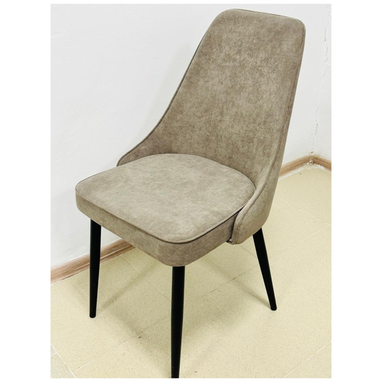 Стулья Стул БЕРТИ 360 град. поворот. B5 Капучино, велюр / черный каркас, М-City