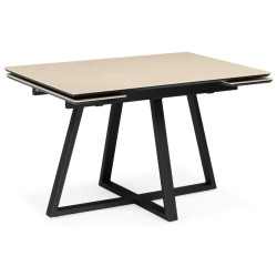 Памелла 120(180)х80 okara light yellow / черный