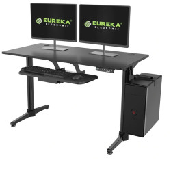 Стол для для компьютера c электрической регулировкой по высоте Eureka EHD-I1, чёрный Игровой компьютерный стол