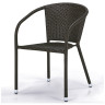Дачные стулья-кресла Плетеное кресло Y137C-W53 Brown