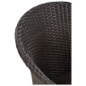 Дачные стулья-кресла Плетеное кресло Y137C-W53 Brown