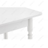 Стол для кухни ВУДИ белый глянец
