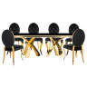 Обеденная группа ИГЕ (black / gold), цвет черный / золото