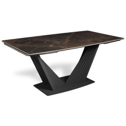 Большой стол. SHOPEN керамика мрамор EMPERADOR / черный Стол обеденный