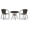 Мебель для летнего кафе Комплект плетеной мебели T282ANT/Y137C-W53 Brown (2+1)
