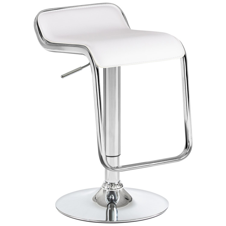 Стул барный DOBRIN CRACK, белый