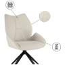 Стулья на металлокаркасе Miranda 360 крутящийся beige / black