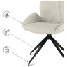 Стулья на металлокаркасе Miranda 360 крутящийся beige / black