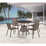 Комплект плетеной мебели T197BNS-W53/Y137C-W53 Brown 4Pcs