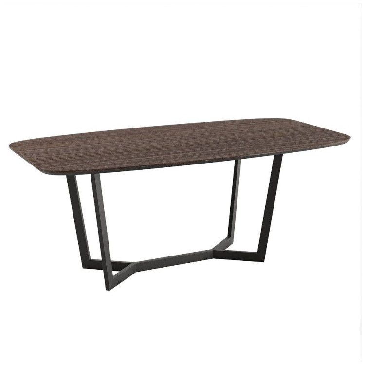 Обеденные столы Стол овальный BENZ 160, шпон