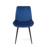 Стулья на металлокаркасе Седа 360 синий (zd 798) / черный np