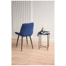 Стулья на металлокаркасе Седа 360 синий (zd 798) / черный np