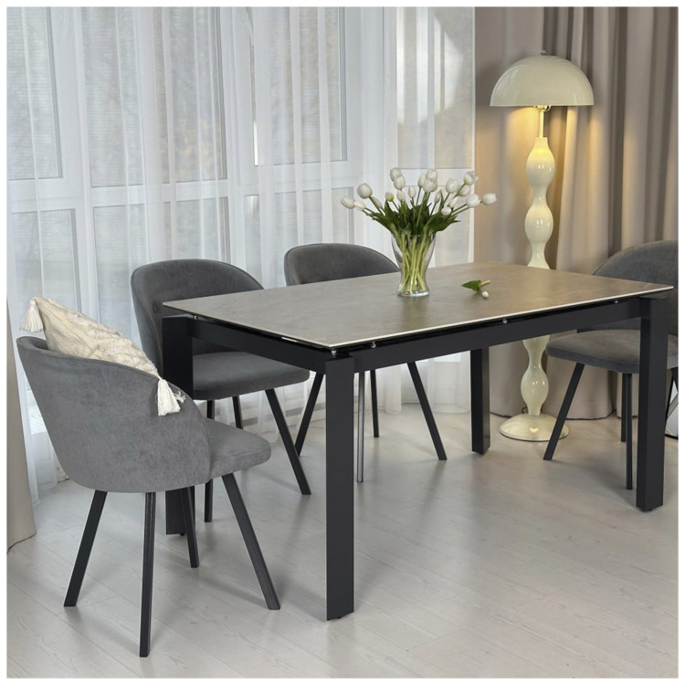 КСАВЬЕР стол с керамической столешницей