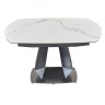 Керамические столы Стол обеденный раскладной Даймонд MC22128DT, белый мрамор