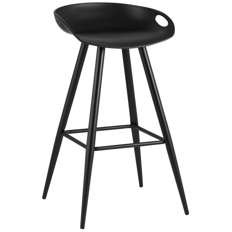 Барные стулья Флэш черный, лаконичный внешний вид