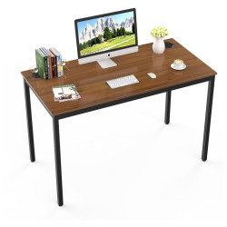 недорогие письменные столы. Стол письменный (для компьютера) EUREKA ERK-CD-02T с шириной 119 см, Teak Стол письменный