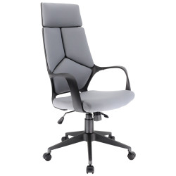 Кресло руководителя Everprof Trio Black TM Ткань Серый
