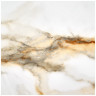 СТОЛЫ Стол Aura D110, керамогранит Calacatte gold мрамор, чёрный