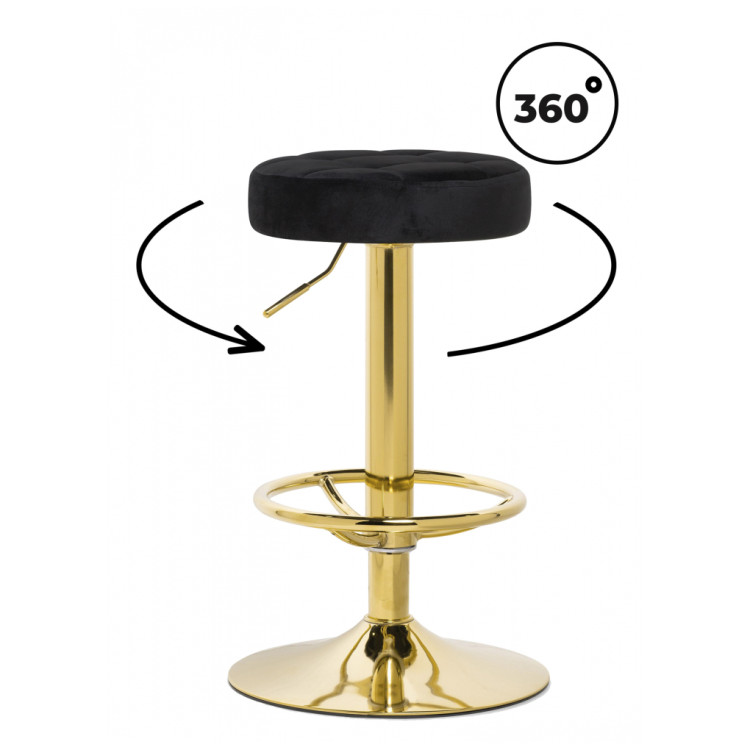 Барные стулья Marun black / gold