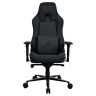 Компьютерное кресло для геймеров AROZZI VERNAZZA с тканевой обивкой супер черного цвета