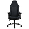 Компьютерное кресло для геймеров AROZZI VERNAZZA с тканевой обивкой супер черного цвета