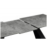 СТИГ обеденный стол с керамической столешницей, цвет серый мрамор (baolai)