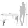 Столы Стол Solution 120x80х75,5см, белый