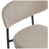 Стулья Стул Lucas 2 латте шенилл с чёрными ножками