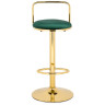 Барные стулья Lusia green / gold