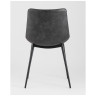 Комплекты из двух стульев TEXAS экокожа серый ножки металл черные