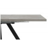 РАЙН 32 стол с ламинированной столешницей, цвет цемент / черный