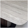 DAGFINN 160 стол с керамической столешницей, цвет IVORY TRAVERTINE SOLID CERAMIC ®DISAUR