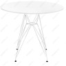 TABLE круглый стол на металлических ножках, столешница МДФ с лаковым покрытием
