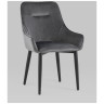 Комплекты из четырех стульев Комплект из четырех стульев Диана серый, обивка мебельный велюр