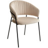 ГЕММА дизайнерский стул с обивкой тканью велюр