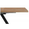 РАЙН 32 стол с ламинированной столешницей, цвет дуб табачный / черный
