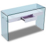 F-GW709 - стеклянный консольный столик с ящиком для хранения