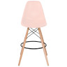 Барные стулья Набор 2 шт Стул барный DOBRIN DSW BAR, ножки светлый бук, цвет сиденья светло-розовый (PK-02)