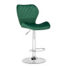 Полубарные стулья Porch green / chrome