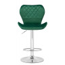 Полубарные стулья Porch green / chrome