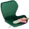 Полубарные стулья Porch green / chrome